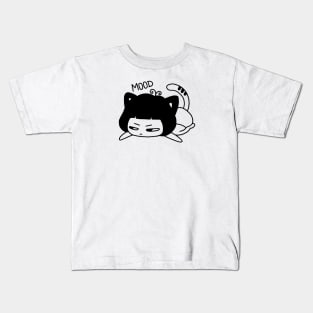 Cute Character Design 'Bad Mood' | Kawaii Chibi Character | Cute Emoticon Design | By Atelier Serakara Kids T-Shirt